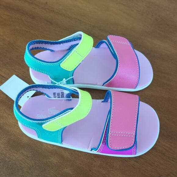 See Kai Run Basics Logan T-Strap Sandals toddler 10 - Picture 1 of 6